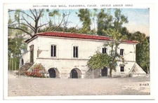 VTG The Old Mill, Built About 1820, Pasadena, California Postcard