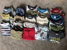 Boys 4T Fall Winter Clothing Lot - 20 pieces - Pants Tops PJs