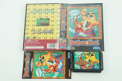 Toe Jam & Earl Genesis Sega Megadrive Box aus Japan