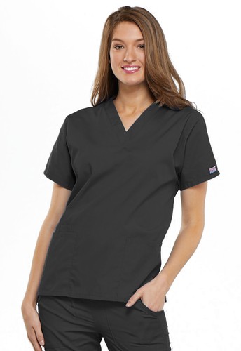 Cherokee Workwear Originals Women's V-Neck Scrub Top | 4700 - Picture 24 of 79