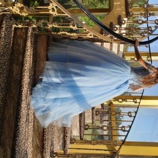 Sweet Sixteen Dress, brand- Morilee, Baby blue, Size 10, only worn once 