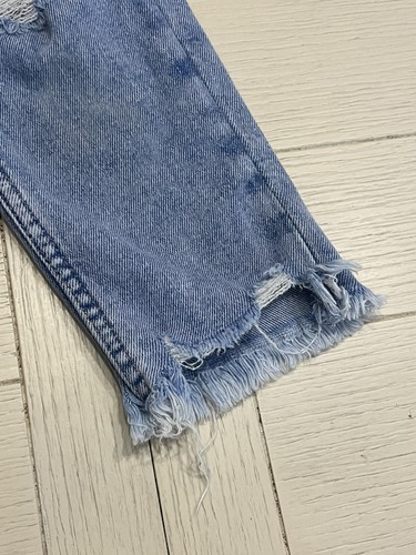 Girl’s Justice Mini Mom Jean Size 6 Destroyed - Picture 4 of 8