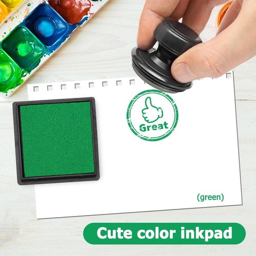 AU Fingerprint Square Inkpad for DIY Scrapbook Card Paper Craft Making Stamp - Picture 5 of 31