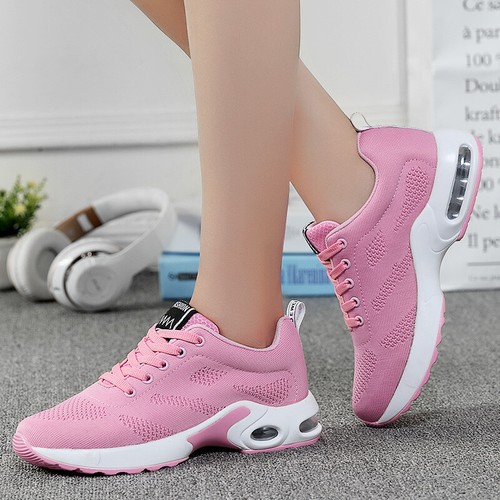 Sneakers da donna palestra atletica outdoor sport ammortizzati ad aria corsa scarpe casual UK - Foto 7 di 27