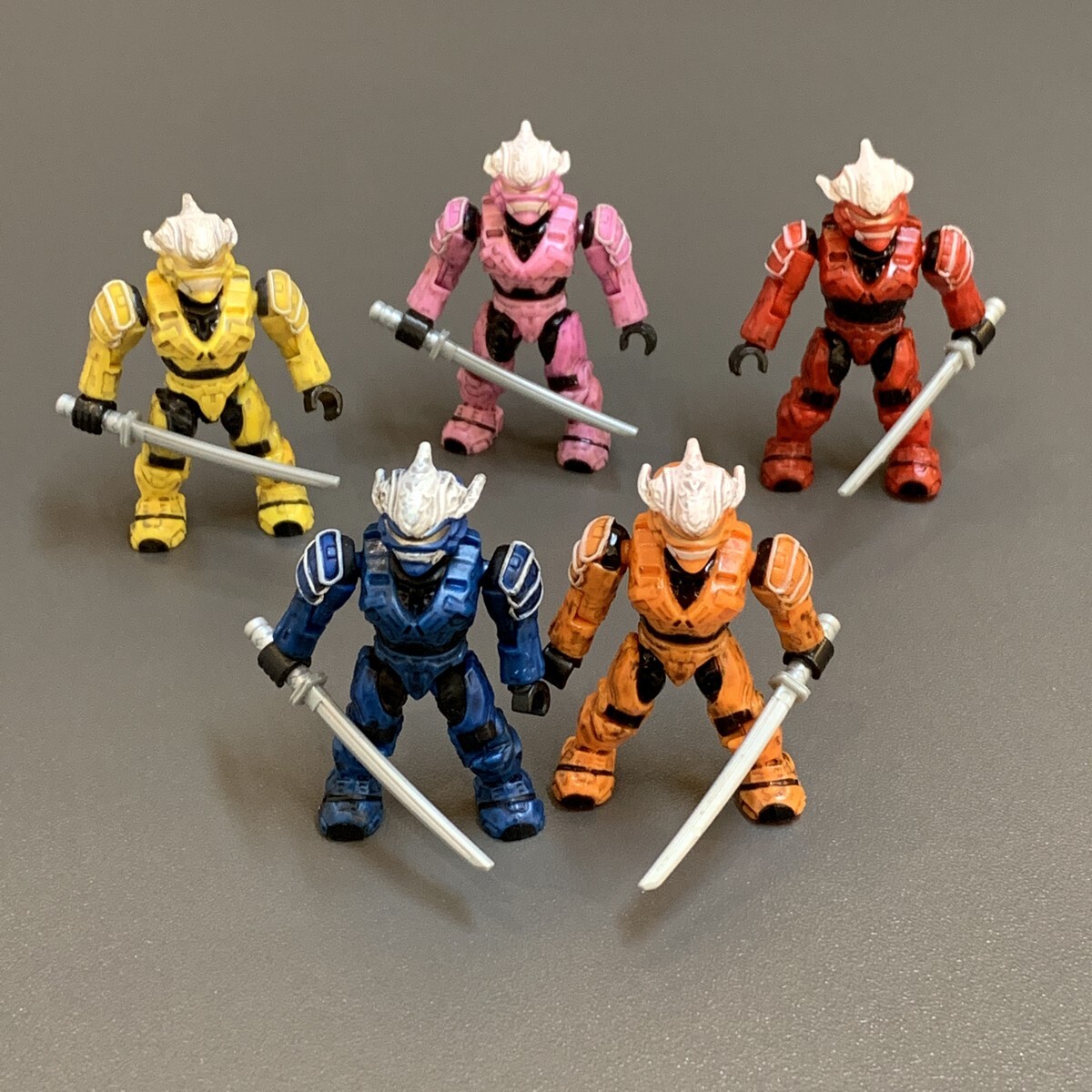 Rare Lot 4 Halo Mega Bloks Hayabusa Spartan Series 1 Blind Bag