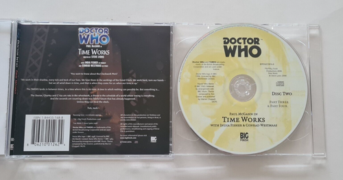 Doctor Who Time Works CD Audiobook Steve Lyons Paul McGann 8th Doctor - Picture 4 of 4