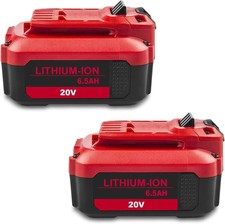 2 PACK 6.5Ah High Capacity for CRAFTSMAN 20V 3.0Ah V20 Battery CMCB203