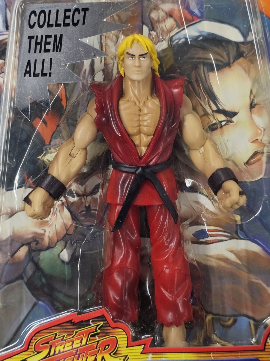 New Jazwares Street Fighter 15th Anniversary Ken 6” Action