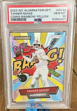 2023 WC ALUMINATION DFT TANNER MCKEE COMIX RAINBOW - YELLOW #AC44 PSA10 10/25