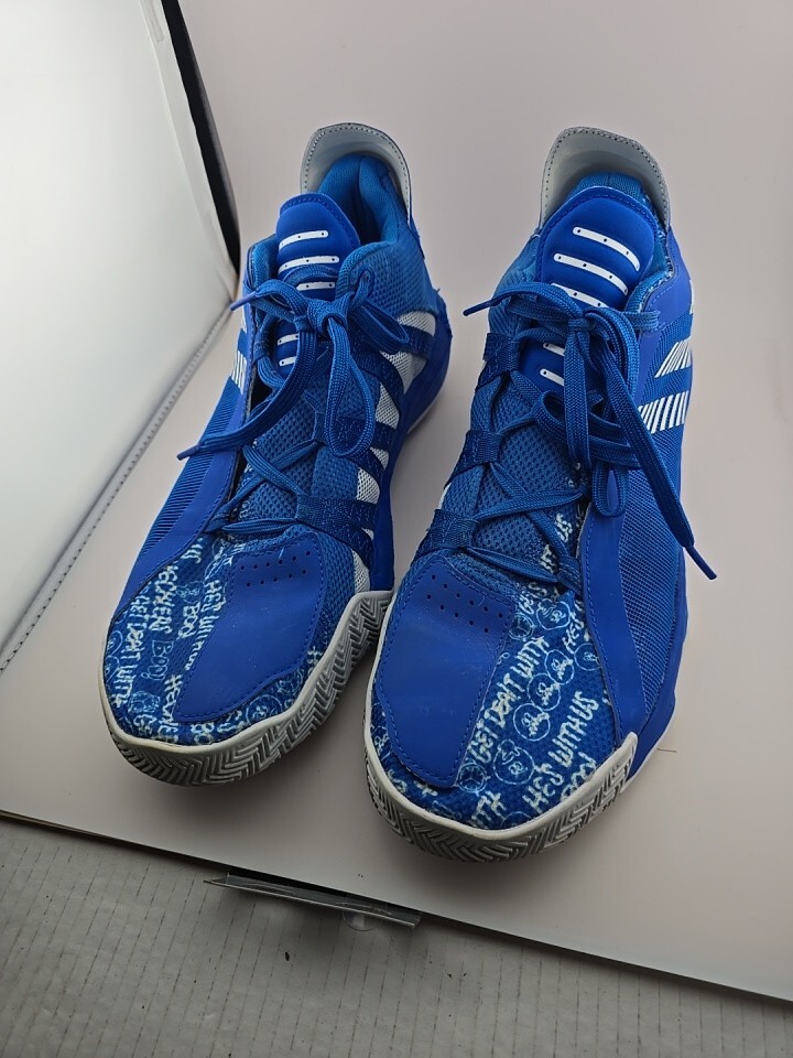 Adidas DAME6 バスケットボールシューズ　ブルー　30cm バッシュ Adidas Dame 6 Glow Blue FU6809 Basketball Shoes Size 12 | eBay