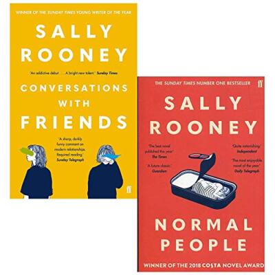 Sally Rooney 2 Books Collection Set - Conversations with Friends by Sally Rooney