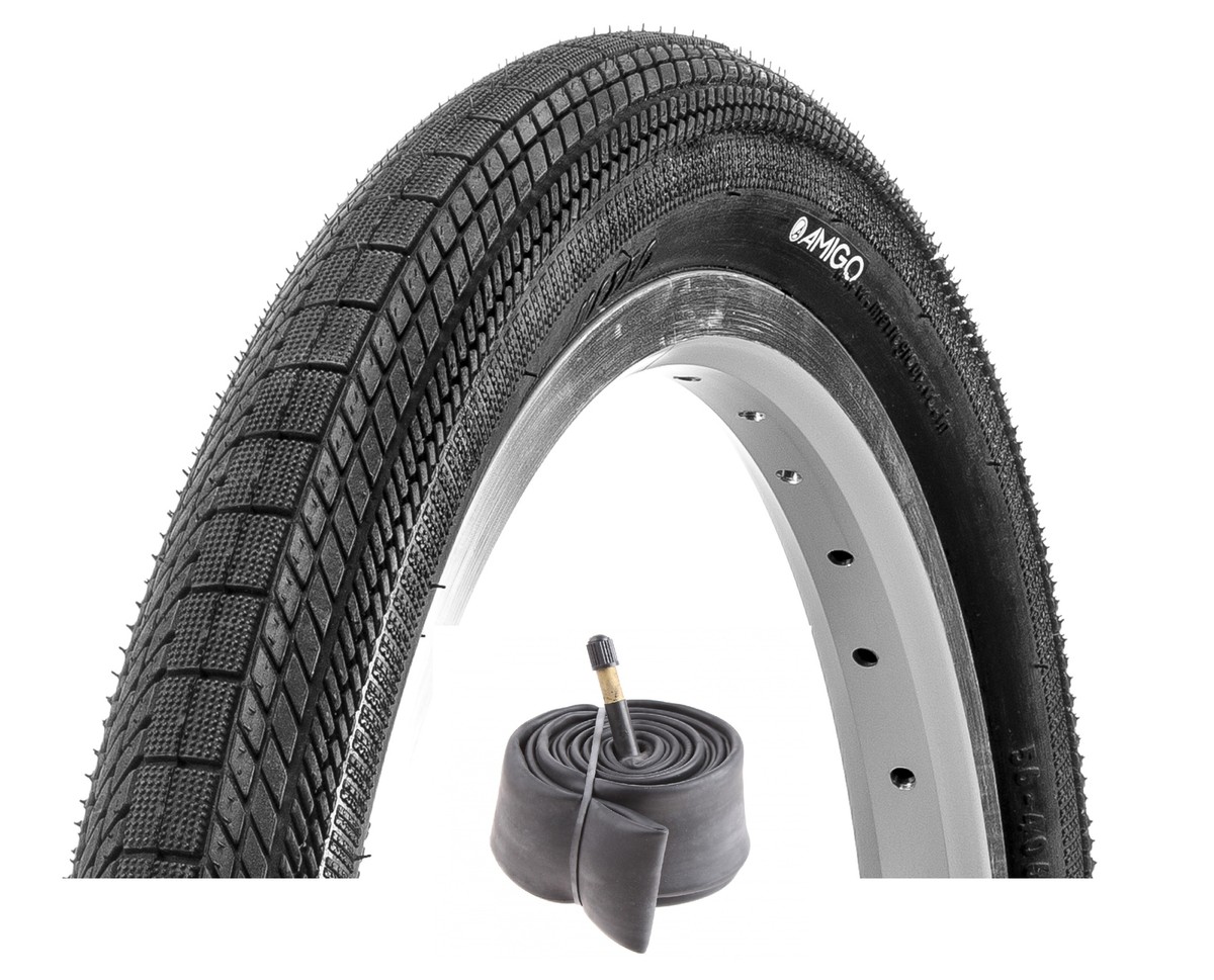 Fahrradreifen Set 2x Reifen + Schläuche - 12-26 Zoll Für MTB & Kinderräder