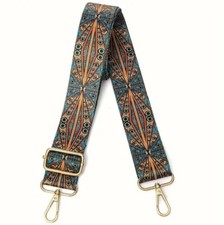 Vintage Fashion Nylon Wide Replacement Adjustable Shoulder Crossbody Bag Strap