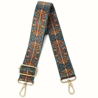 Vintage Fashion Nylon Wide Replacement Adjustable Shoulder Crossbody Bag  Strap