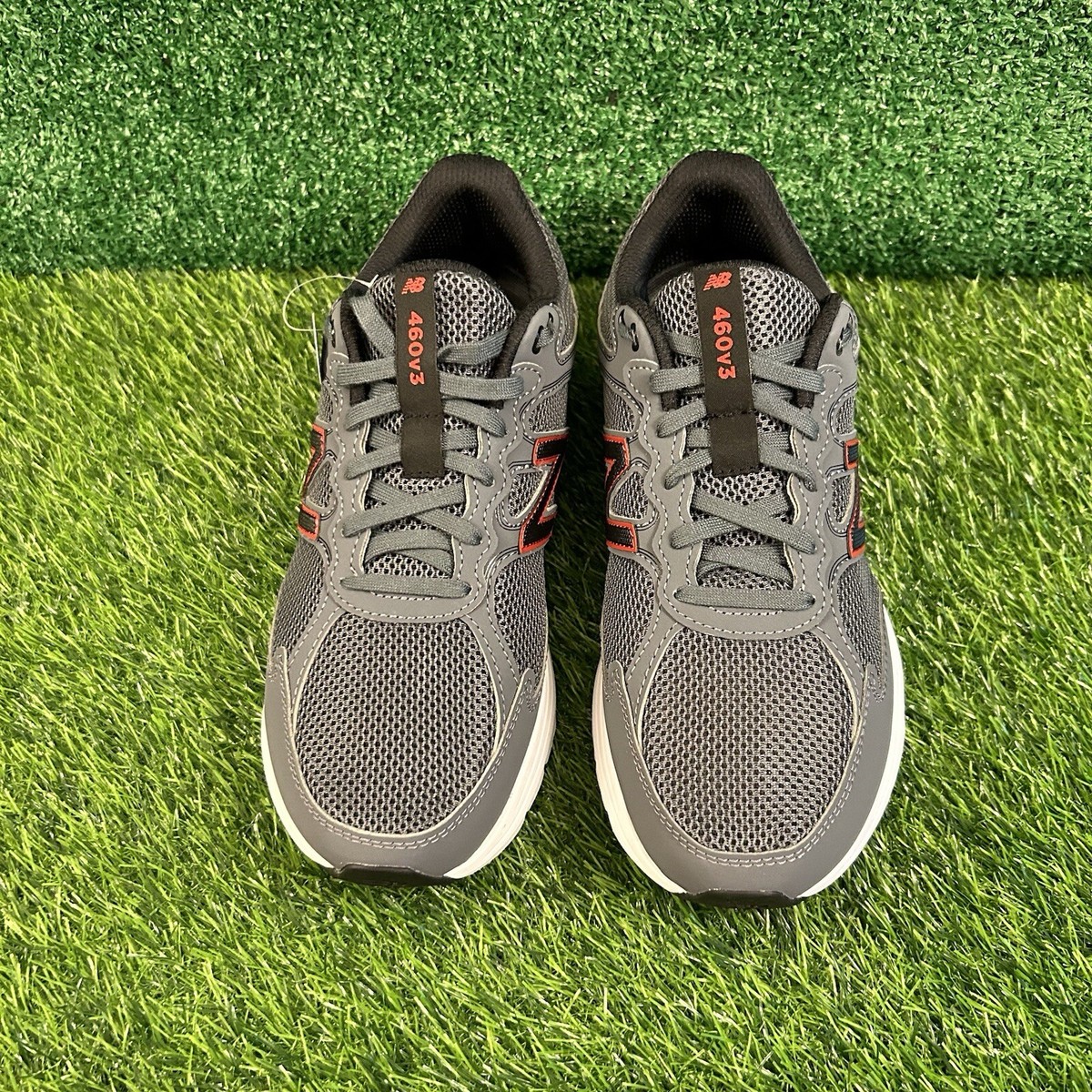 REEA28様 4個 New Balance 460v3 Mens 8.5 4E Gray Red Shoes Sneakers
