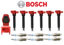 OEM Ignition Coil + Spark Plug Double Platinum (6set) for Audi Porsche VW 3.0L