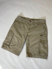 Nike vintage y2k beige utility military style cargo shorts