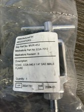 Medivators EGA-7012 Yoke CGA-940 x 1/4" SAE MAE FLARE for ENDO STRATUS