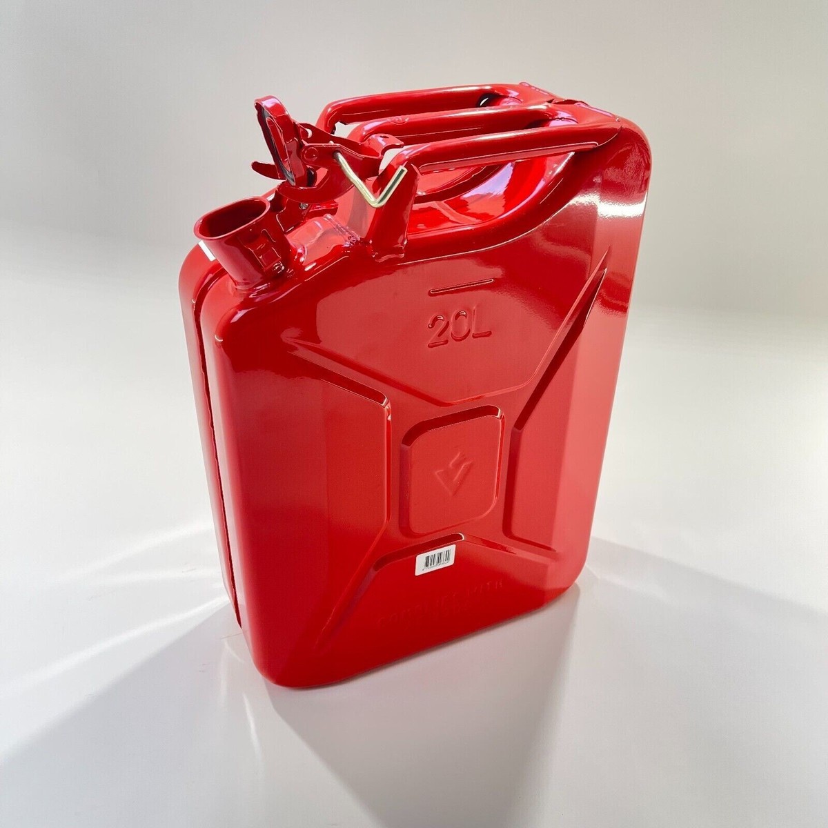 Red Valpro European 2023 NATO Style Steel Jerry Can 20L / 5.25 gal