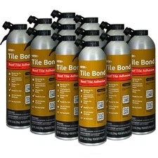 Tile Bond Roof Tile Adhesive - 28 oz Can with Reusable Straw, Case of 12