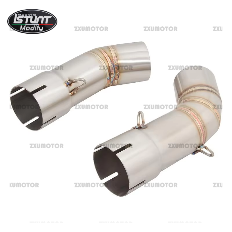 Exhaust Link Pipe Slip on Stainless Steel For Ducati 848 1098 1198