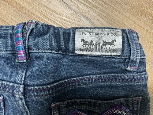 Levi Strauss Levi's 5 Adjustable Waist Jeans Heart Pockets Valentine Holiday - Picture 3 of 8