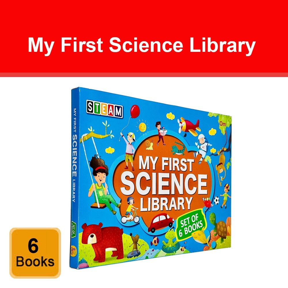 My First Science Library Set of 6 Books Collection by Shweta Sinha (Level 1 - 3)