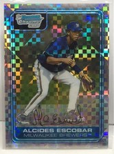 Alcides Escobar 2006 Bowman Chrome Prospect Xfractor X Refractor #d/250 - ROYALS