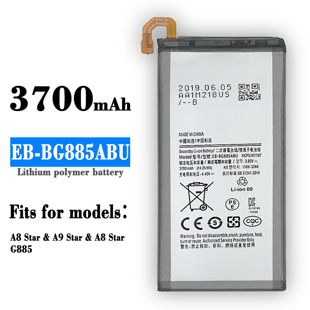 New Replacement Battery EB-BG885ABU For Samsung Galaxy A8 Star A9
