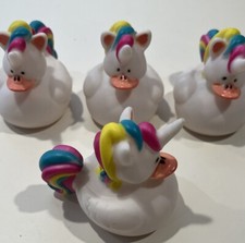 Unicorn Rubber Duck Lot Of 4