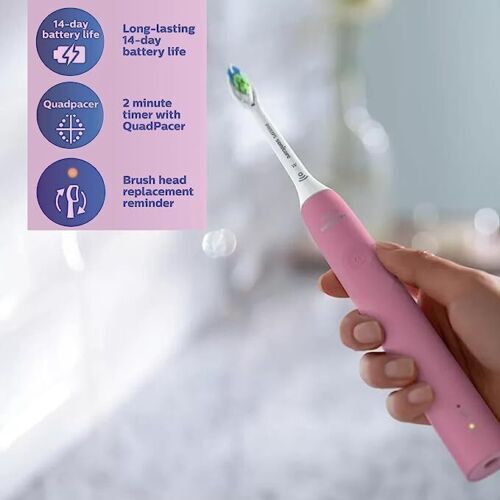 Philips Sonicare DiamondClean wiederaufladbare elektrische Zahnbürste - Drucksensor - Bild 10 von 23