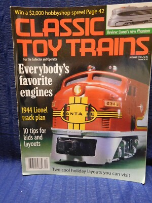 Classic Toy Trains 1998 December 10 tips Favorite engines 1944