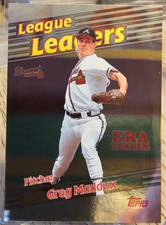 1998 Topps League Leaders Greg Maddux #231 Atlanta Braves