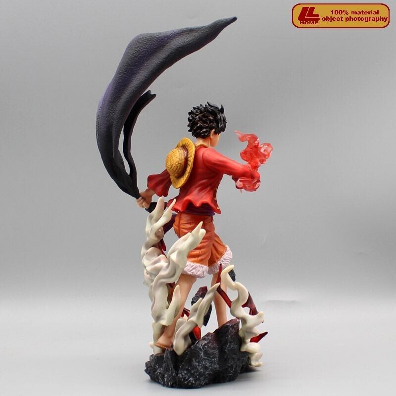 Bandai Anime Heroes One Piece Monkey D Luffy cloak battle suit crouching  ornaments model King of Thieves hand-me-down Toys - AliExpress