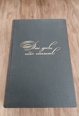 Das gabs nur einmal von Curt Riess 1956     Sammlerstück