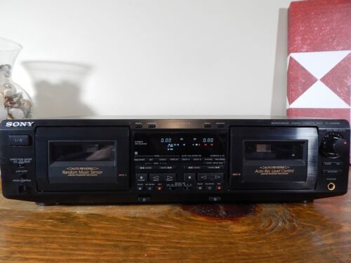 Sony TC-WE835S Pro-Grade Dual Tape Deck Dolby B,C,S Serviced & TESTED
