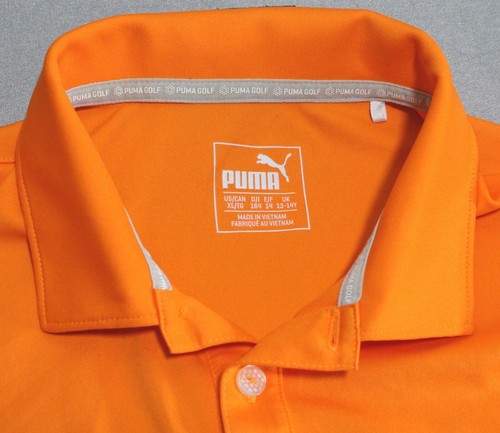 Puma Essential Pounce Orange Golf Shirt Polo 570625 Junior's Youth Size XL - Picture 4 of 4