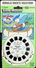 Donald Duck's Vacation 3D View-Master 3 Reel Set