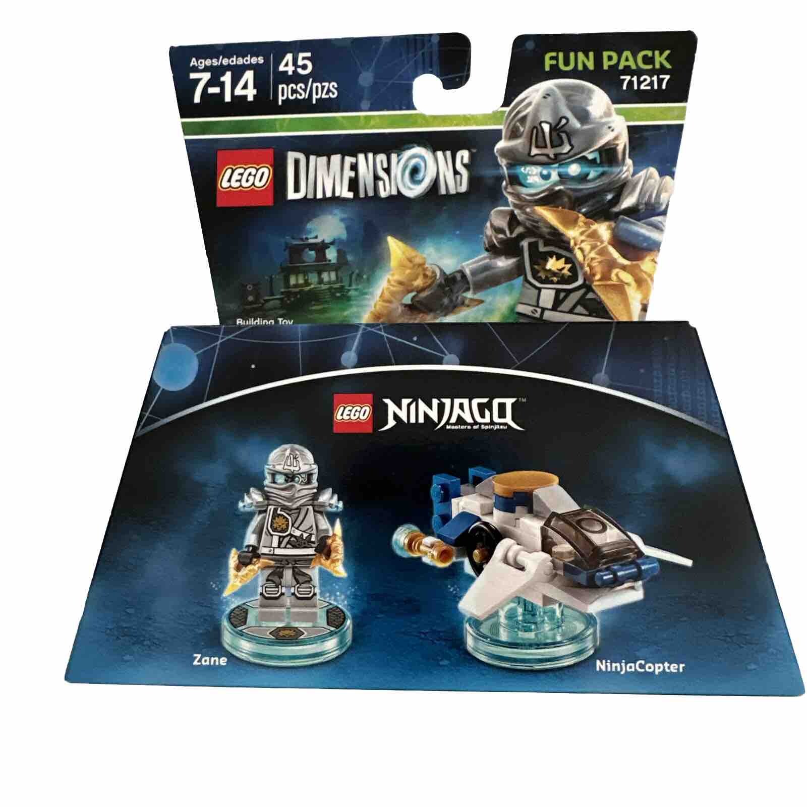 LEGO 71217 Dimensions Ninjago Zane Ninjacopter Fun Pack 3 In 1 Ninja ...
