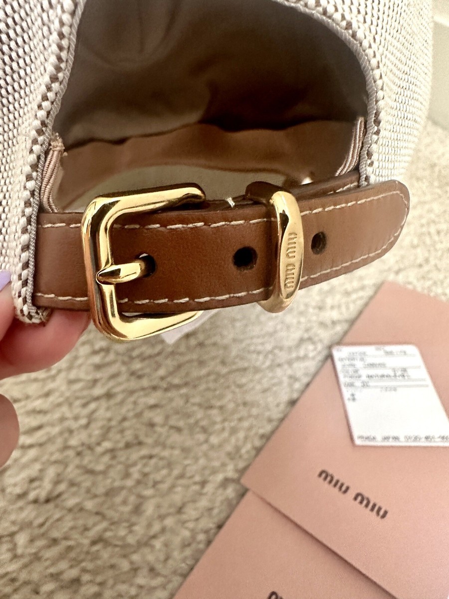 Authentic Miu Miu Canvas Baseball Hat - Sold Out Item | eBay