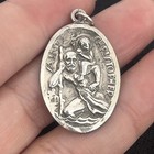 Saint Christopher Sterling Silver Pendant 