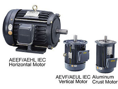 MingLun AC IEC Induction Motor AEEF (Horizontal) Motor 3 HP 4P 230/460 ...