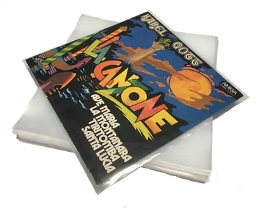 LP Schutzhüllen, 12'', 80 my, 100 Stück, Vinyl Cover Hülle Outer Sleeve, PE ++ - Bild 1 von 4