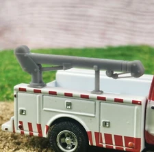 1:64 Scale 3D Printed Utility Body Crane Stationary for Greenlight M2 Auto World