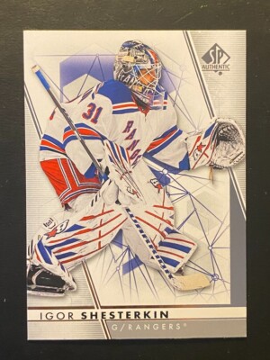 Igor Shesterkin 2022-23 Upper Deck SP Authentic #100 New York Rangers