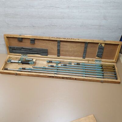 Mitutoyo Inside Mikrometer 141-122 IMS 40 8-40'''' Standards 0,001'''' Japan grün