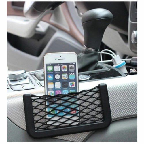 2 Pc Multipurpose Organizer Net Car Storage Phone Holder Pocket Cargo Bag Pouch - 第 5/5 張圖片