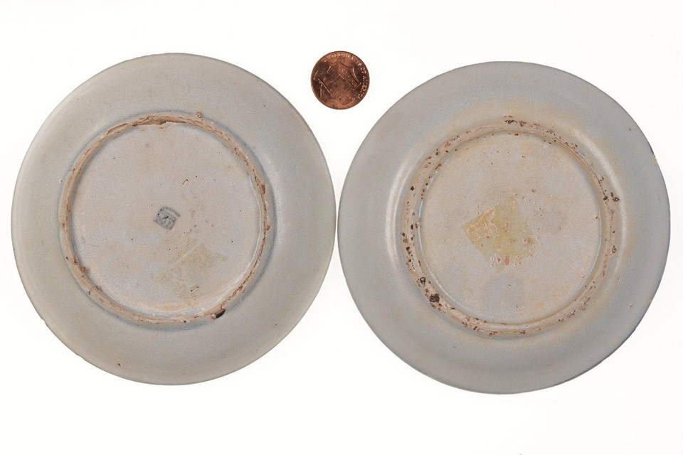 2 Antique Chinese Ming porcelain dishes eBay