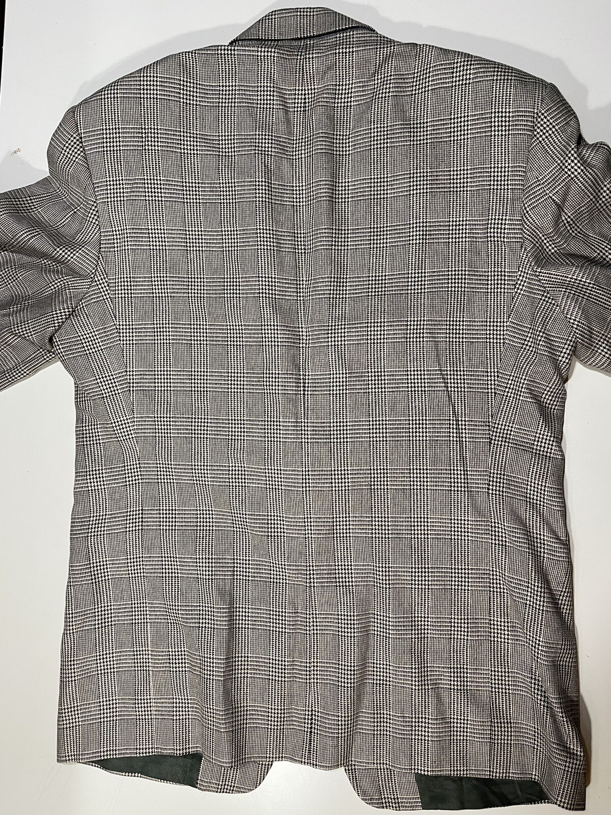 Blazer giacca tuta vintage Sì Saint Laurent taglia 42 nero bianco YSL