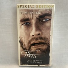 Cast Away (VHS, 2001, Special Edition) Tom Hanks **Buy 2 Get 1 Free**